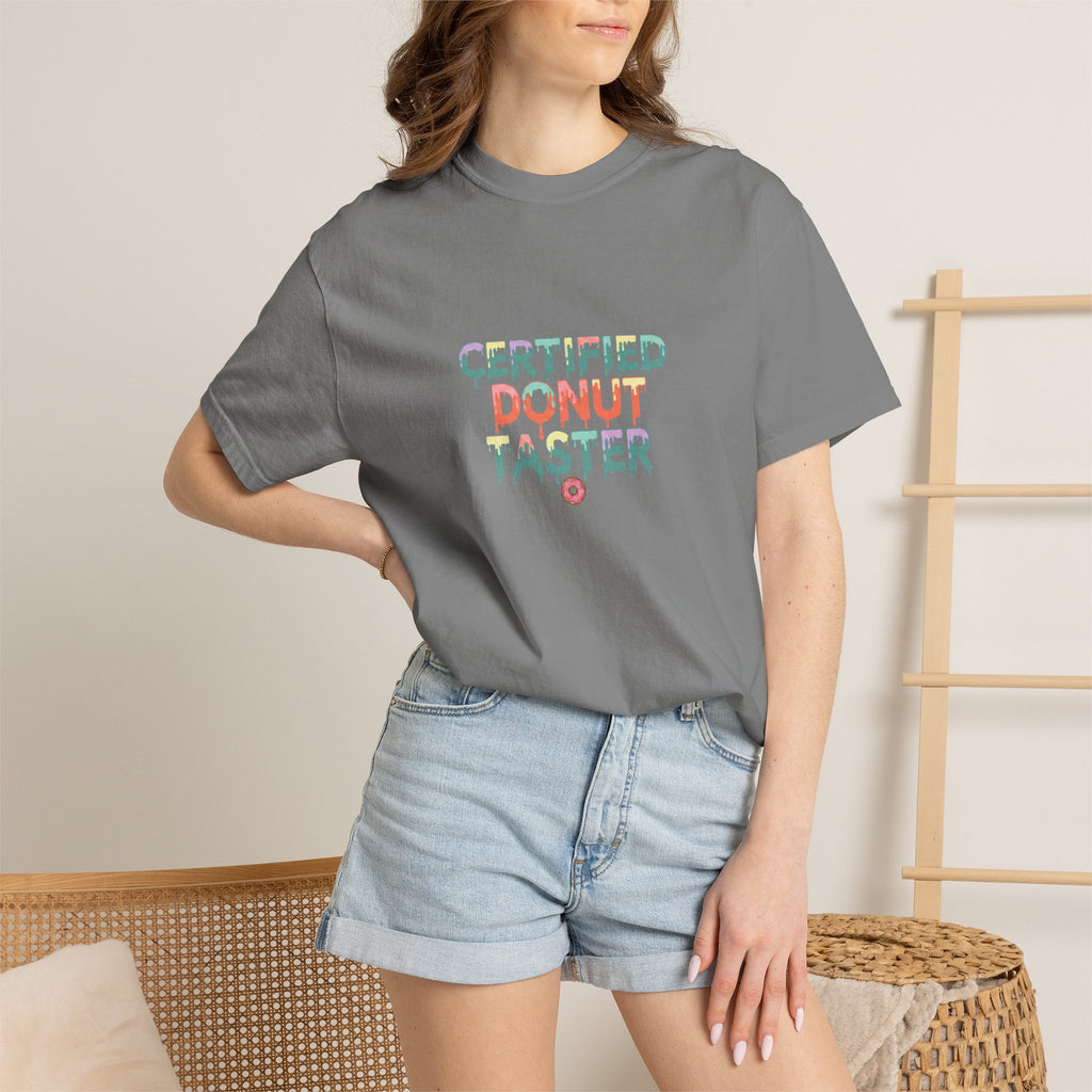 Certified Donut Taster T-Shirt — Funny Food Lover Tee
