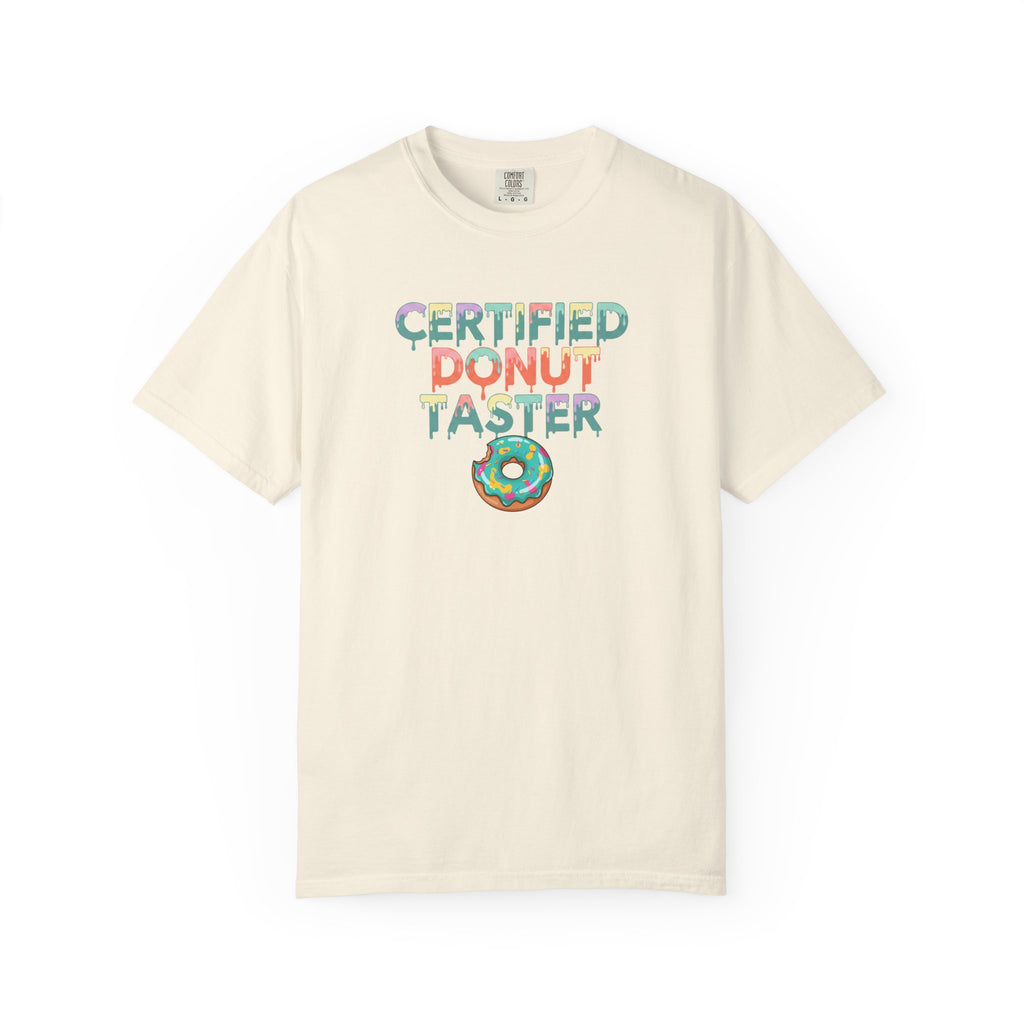 Certified Donut Taster T-Shirt | Funny Food Lover Tee | Cute Bakery Gift for Her
