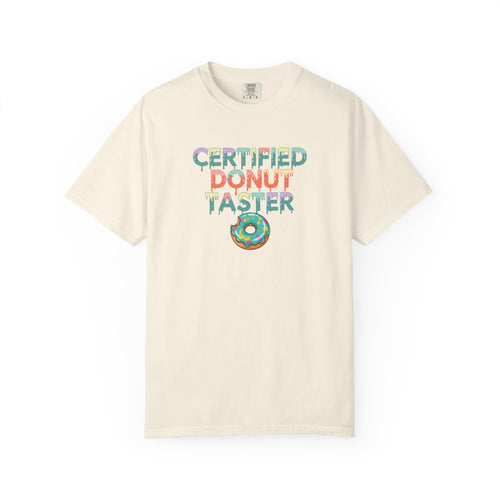 Certified Donut Taster T-Shirt | Funny Food Lover Tee | Cute Bakery Gift for Her