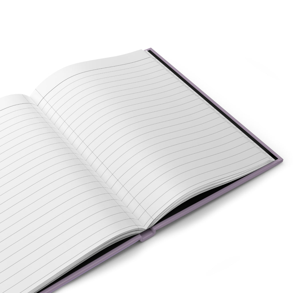 My Genius Ideas Hardcover Journal — Cute Cat on Books Notebook for Writers & Students