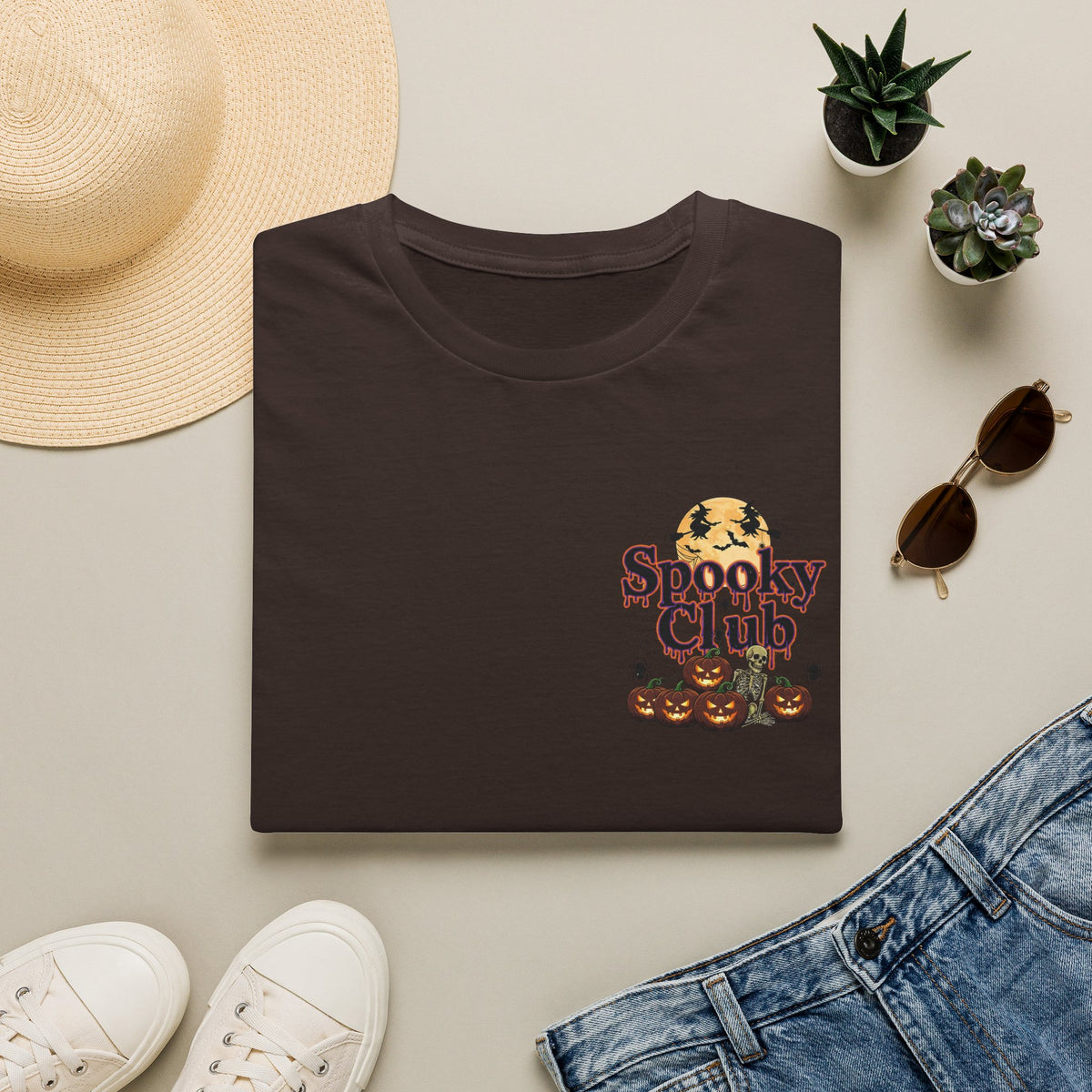 Spooky Club T-Shirt — Halloween Pumpkin Graphic Tee