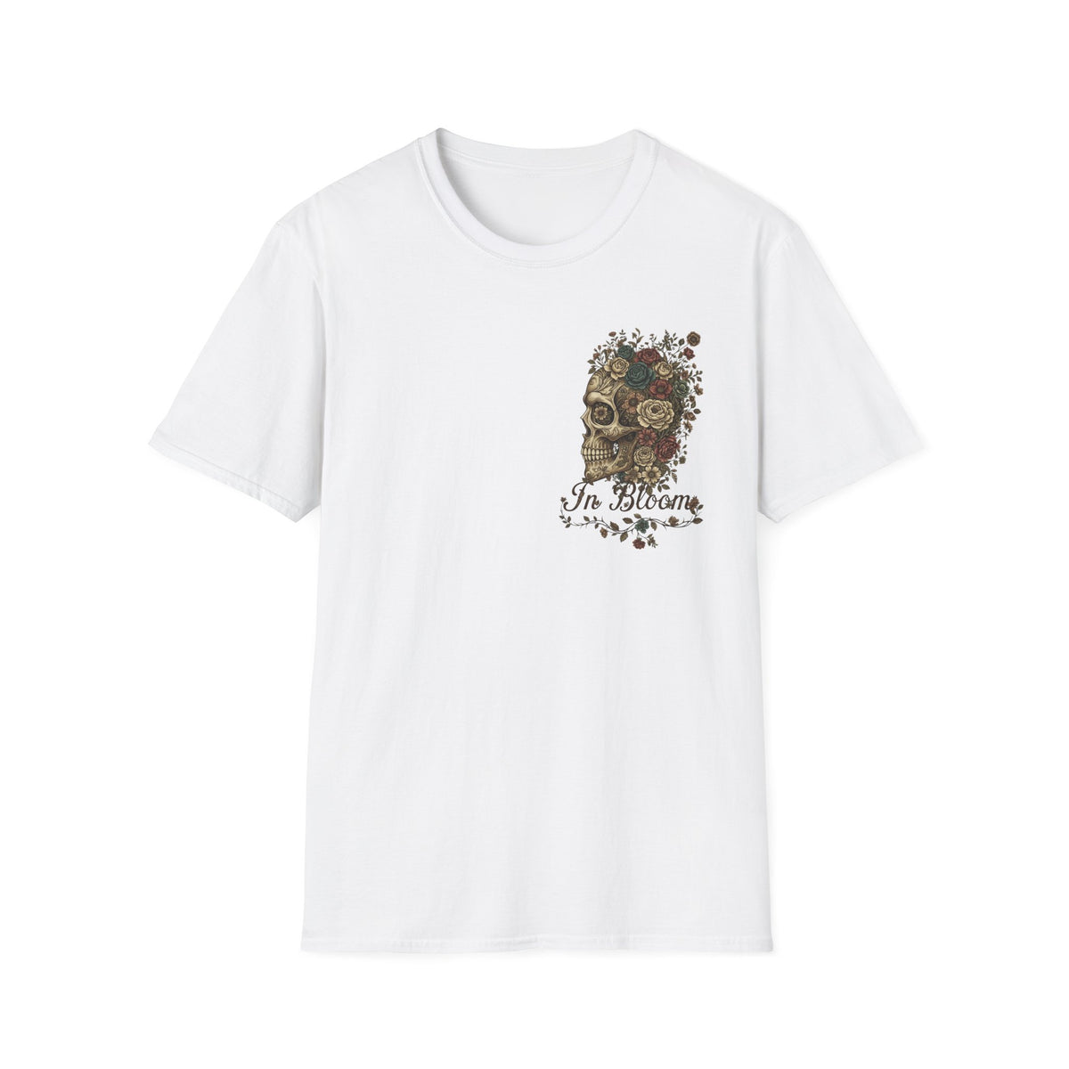 Skull 'In Bloom' Floral Graphic T-Shirt