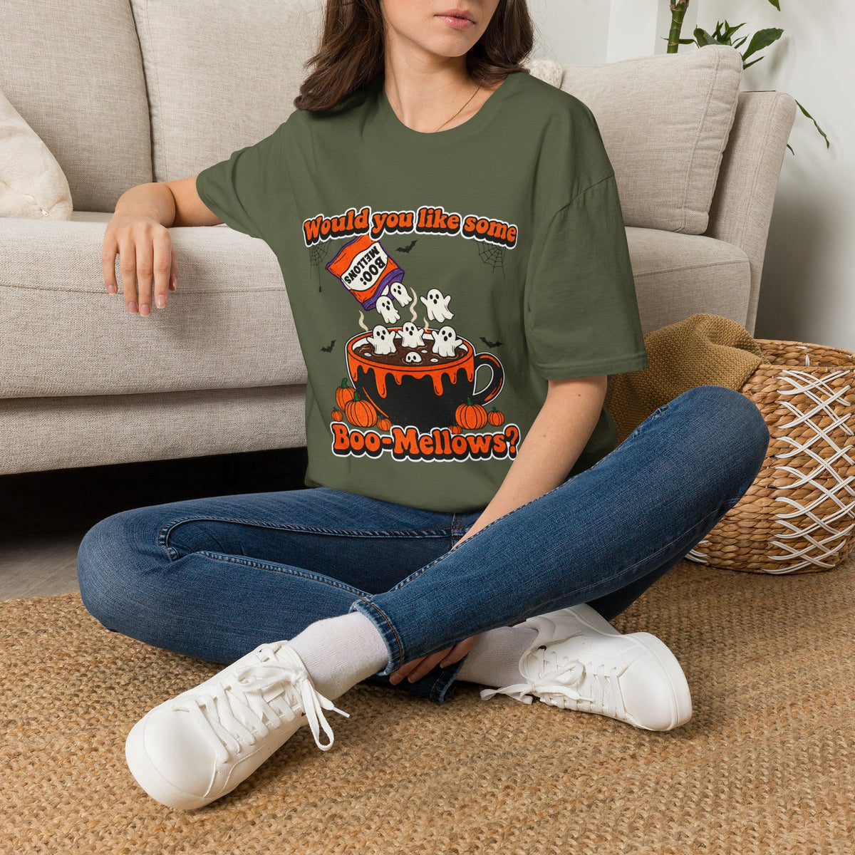 Halloween 'Would You Like Some Boo-Mallows?' T-Shirt