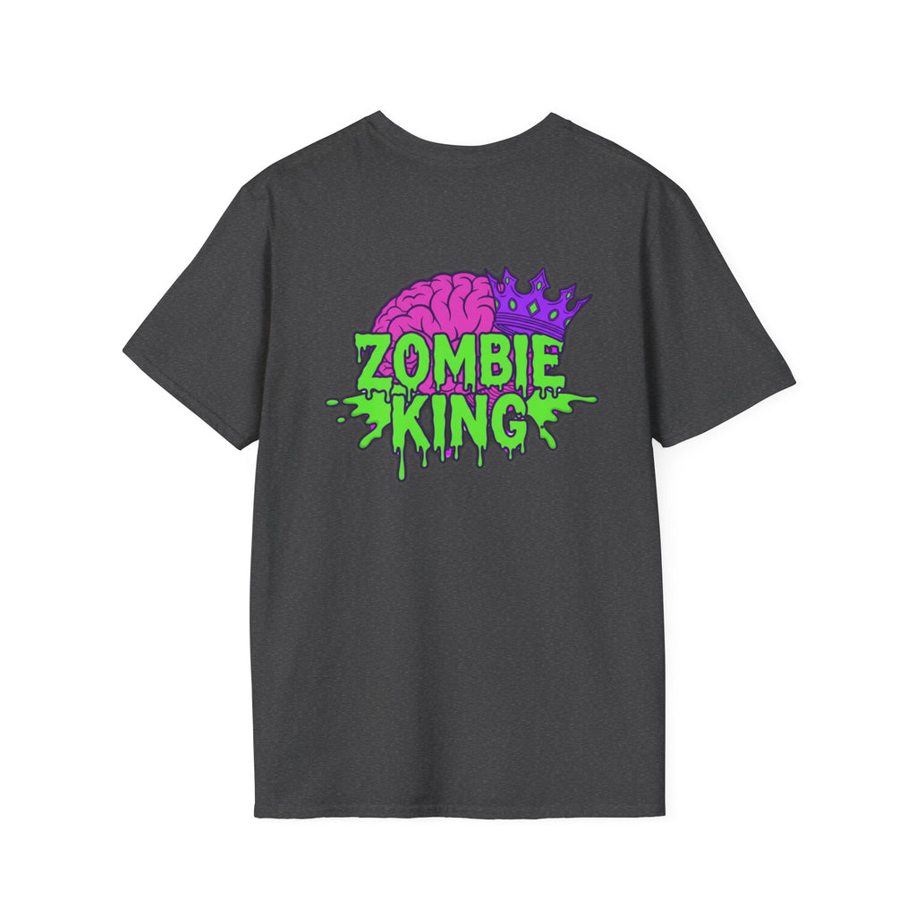 Zombie King T-Shirt — Retro Neon Graphic Tee