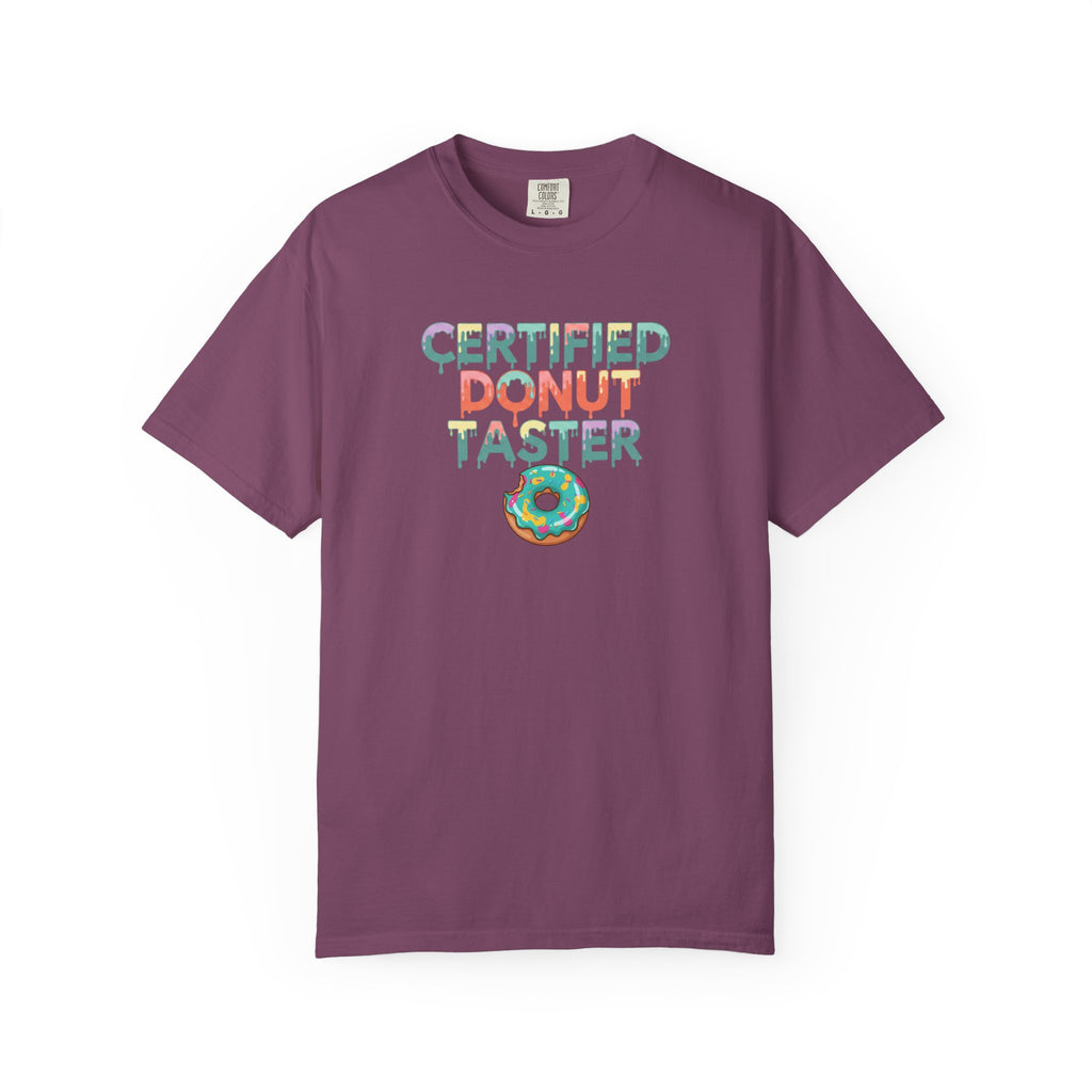 Certified Donut Taster T-Shirt | Funny Food Lover Tee | Cute Bakery Gift for Her