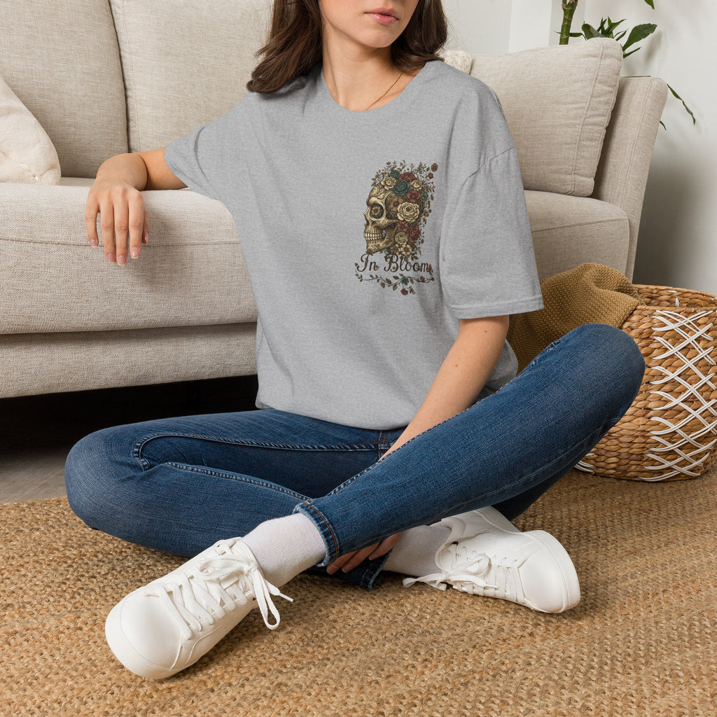 Skull 'In Bloom' Floral Graphic T-Shirt