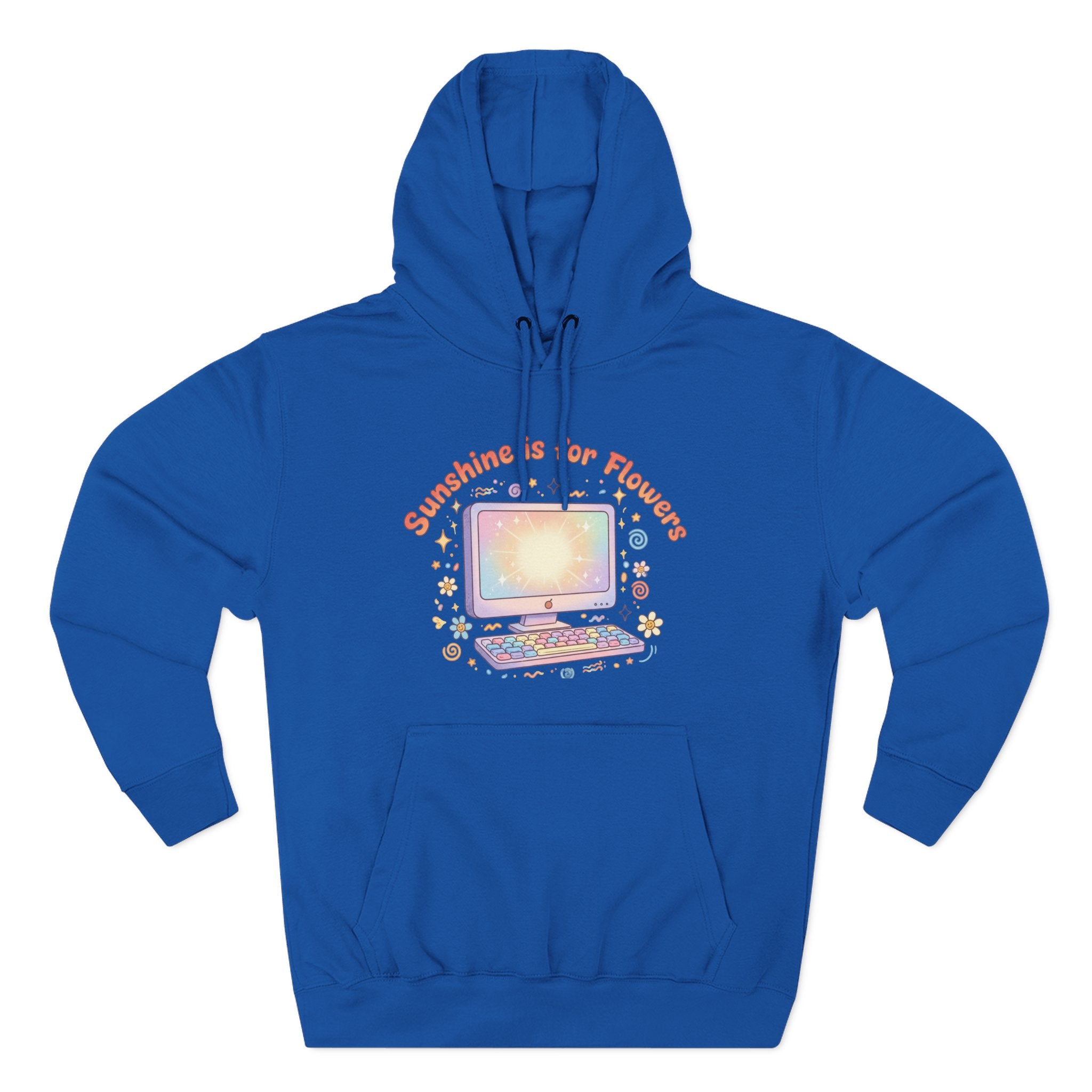 Sunshine Is For Flowers Computer Hoodie — Pastel Gamer Fleece