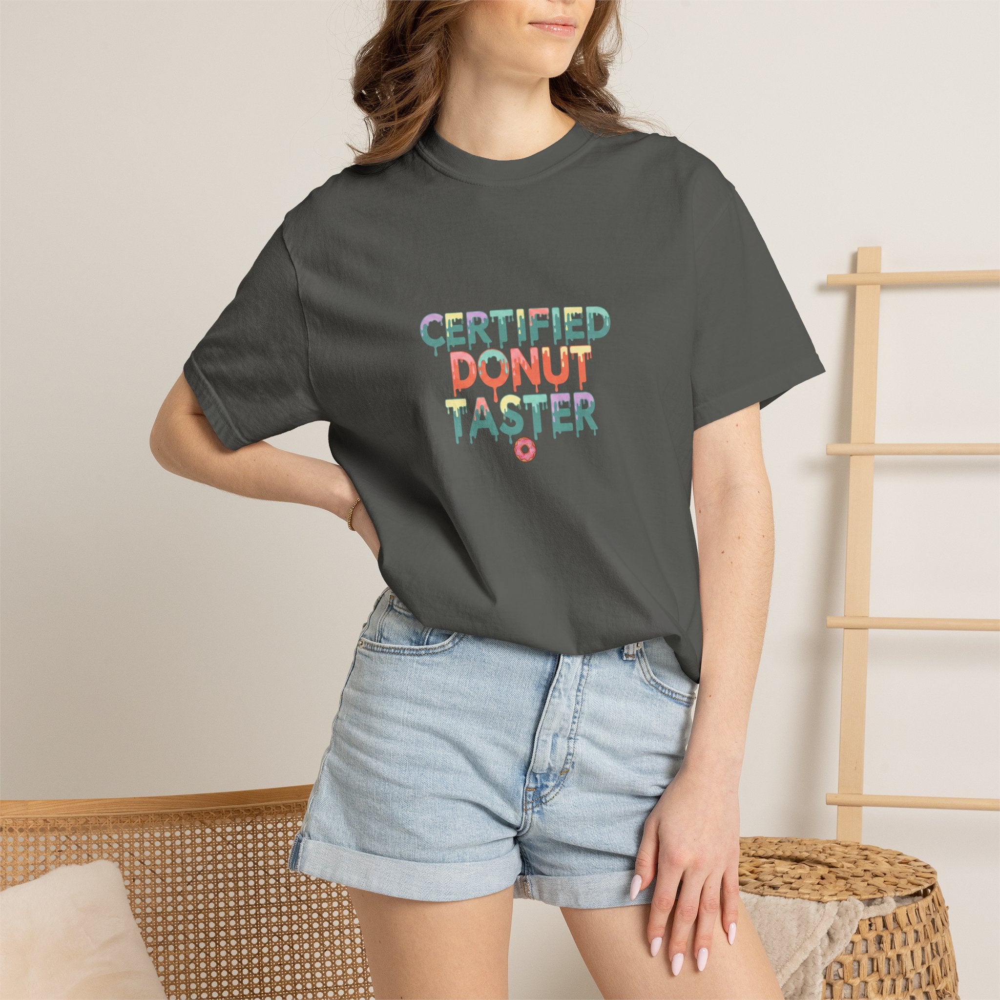 Certified Donut Taster T-Shirt — Funny Food Lover Tee