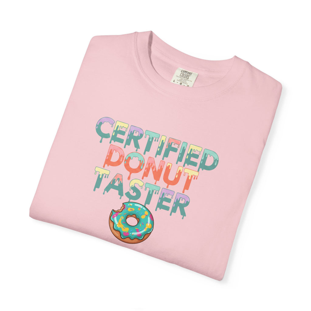 Certified Donut Taster T-Shirt | Funny Food Lover Tee | Cute Bakery Gift for Her