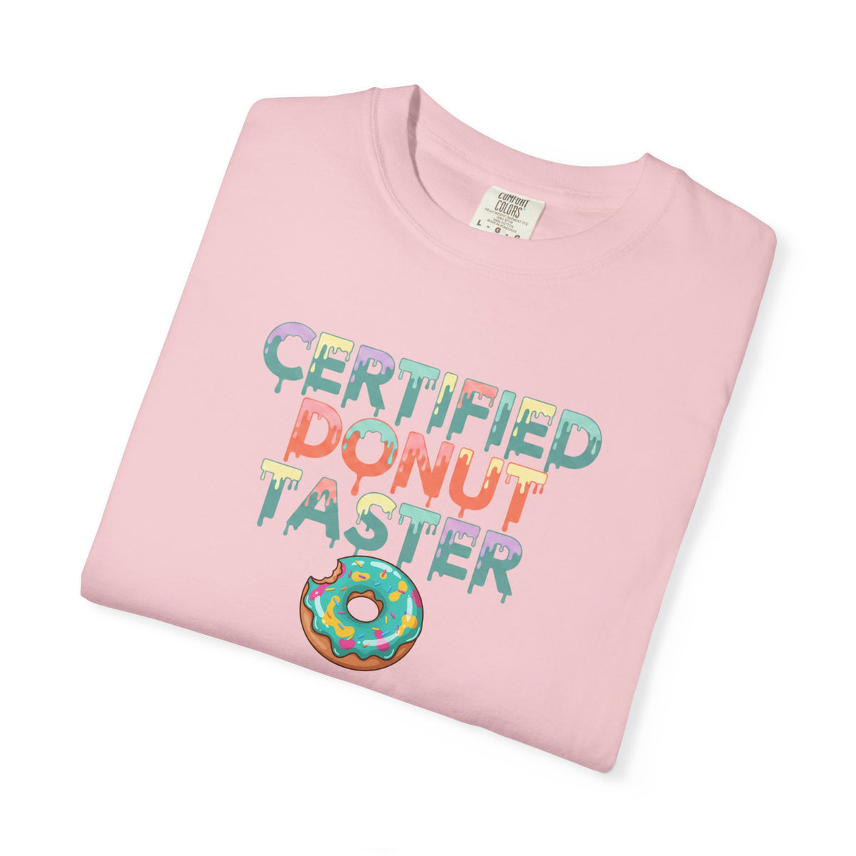 Certified Donut Taster T-Shirt | Funny Food Lover Tee | Cute Bakery Gift for Her