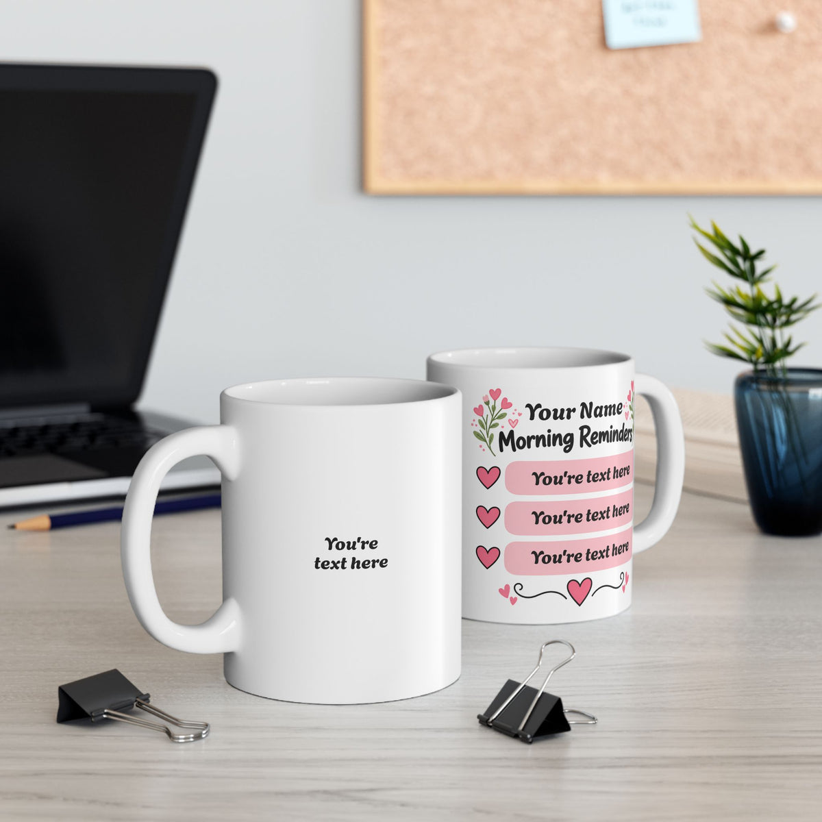 Personalized Morning Reminders Mug
