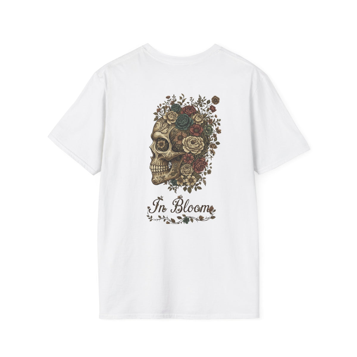 Skull 'In Bloom' Floral Graphic T-Shirt