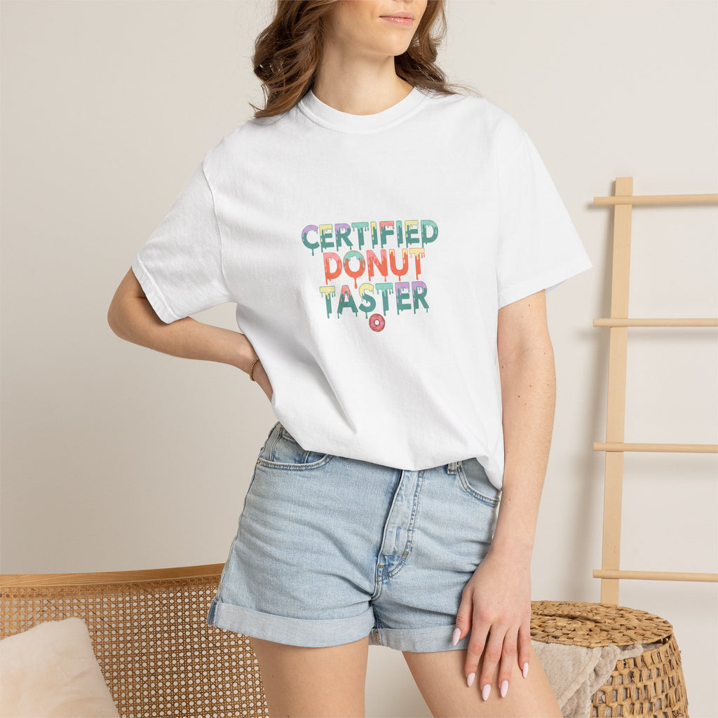 Certified Donut Taster T-Shirt — Funny Food Lover Tee