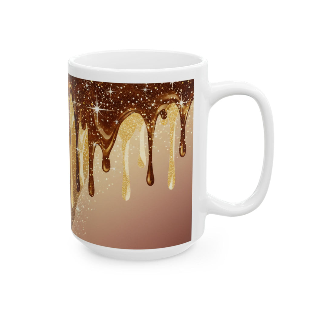 Coffee, Sarcasm & Sparkle Ceramic Mug – Funny Drip Coffee Quote Mug (11oz/15oz)