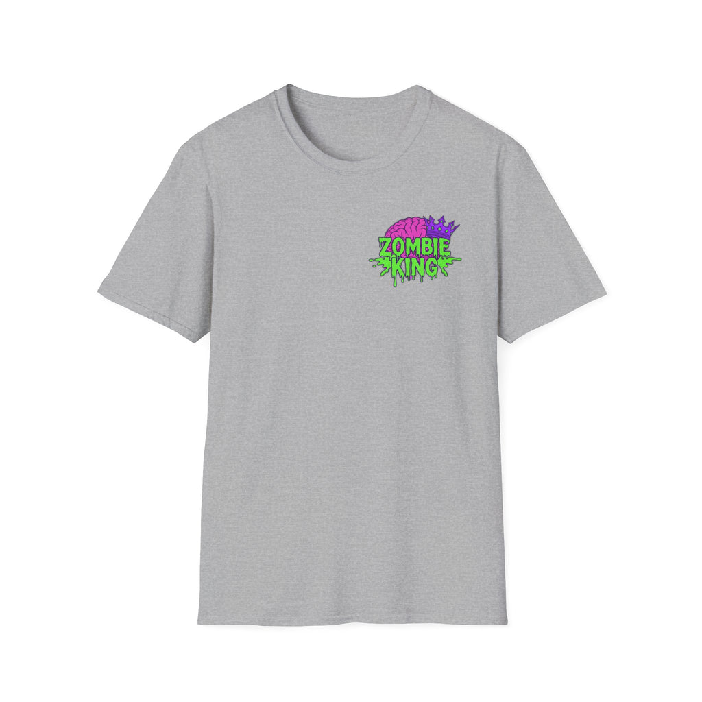 Zombie King T-Shirt — Retro Neon Graphic Tee