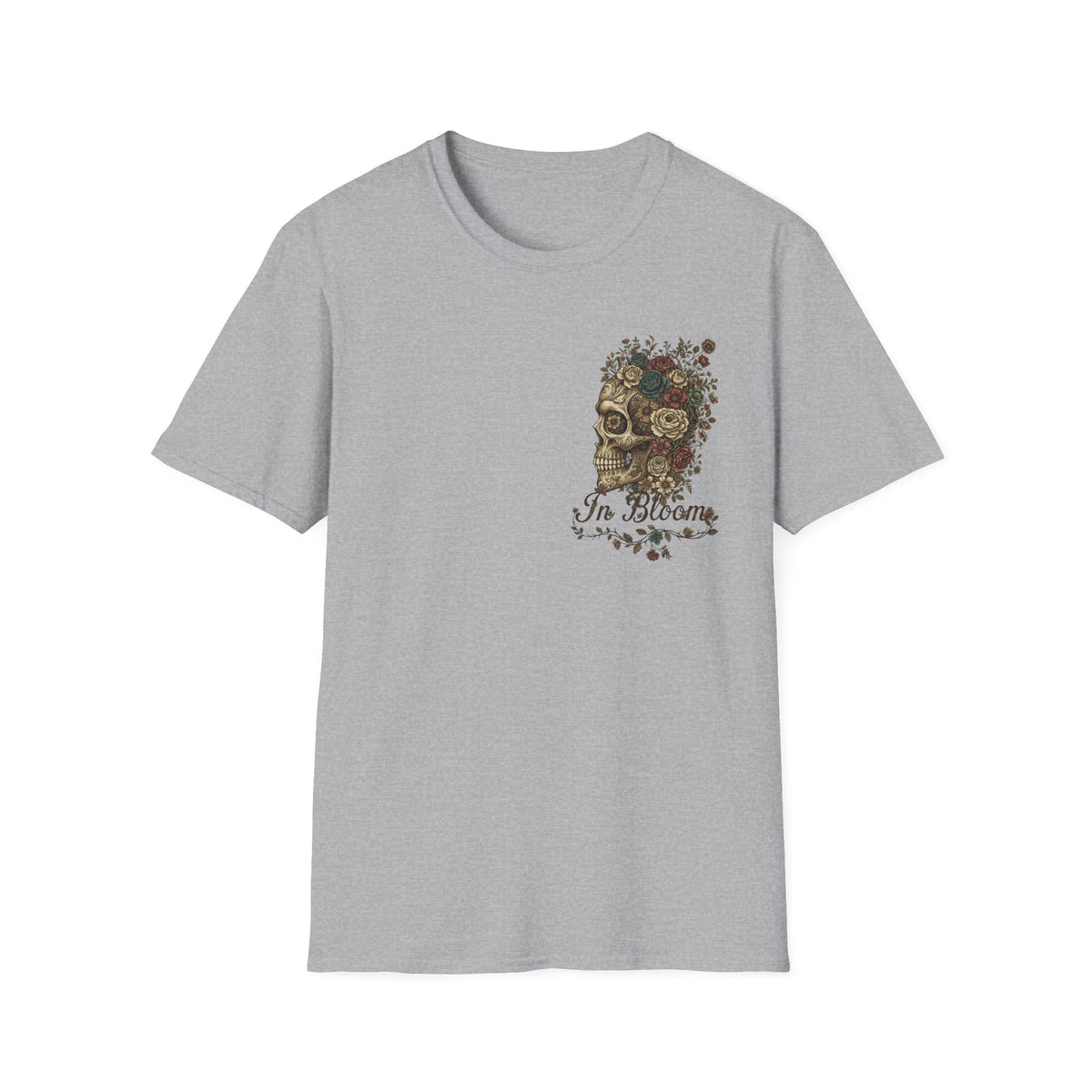 Skull 'In Bloom' Floral Graphic T-Shirt
