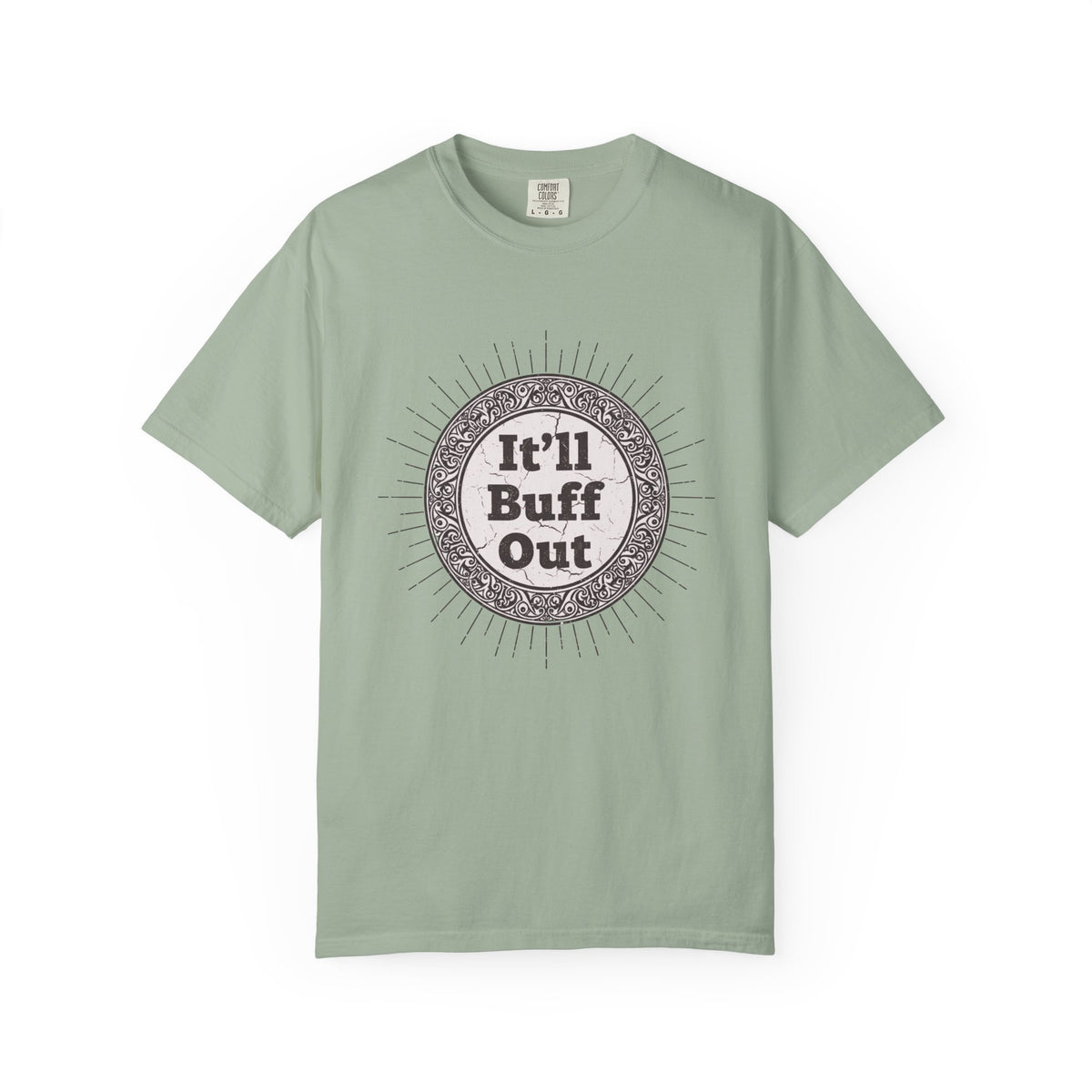 It'll Buff Out T-Shirt | Funny Vintage Graphic Tee | Gift for DIY & Handyman Humor