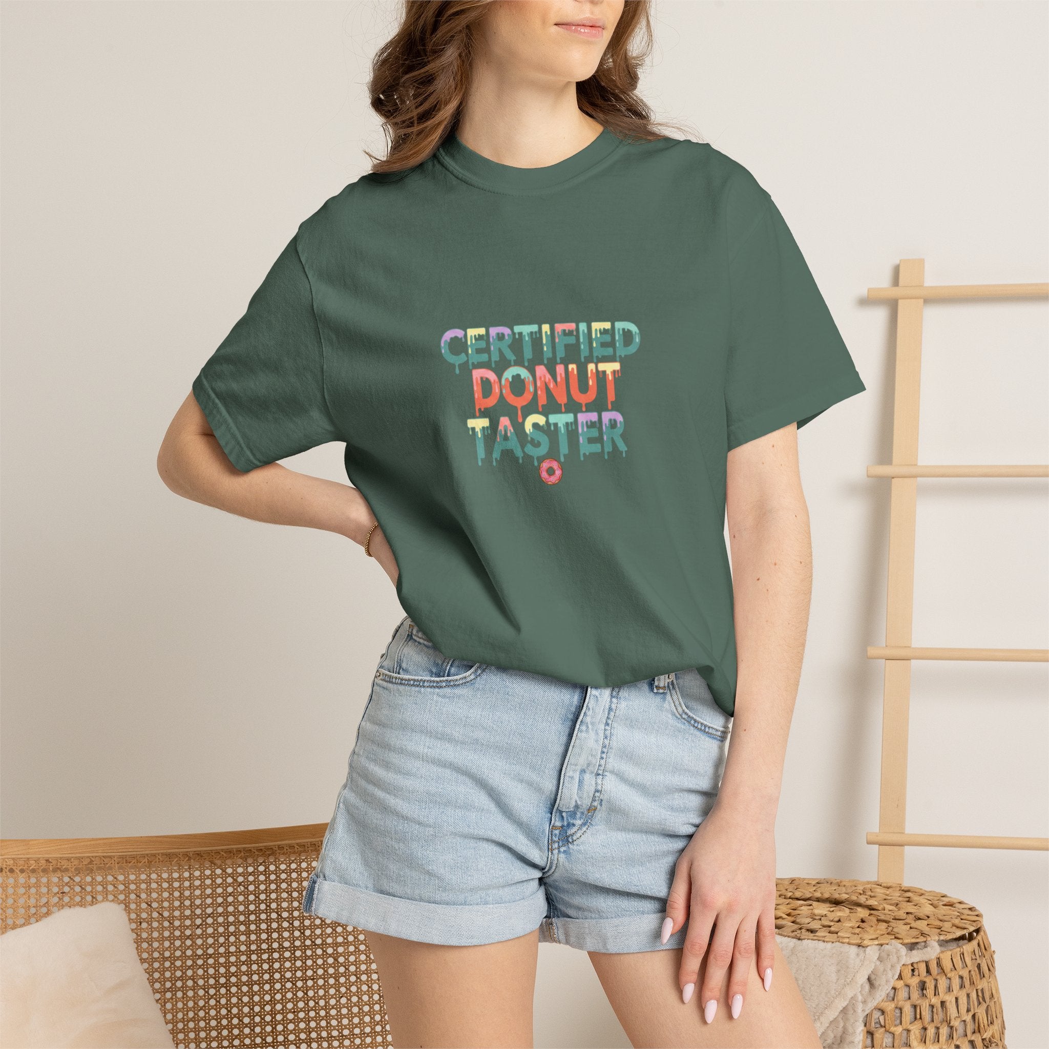 Certified Donut Taster T-Shirt — Funny Food Lover Tee
