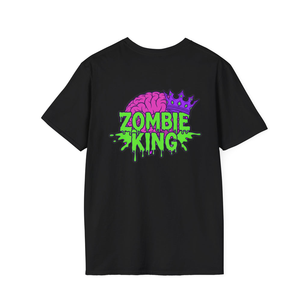 Zombie King T-Shirt — Retro Neon Graphic Tee