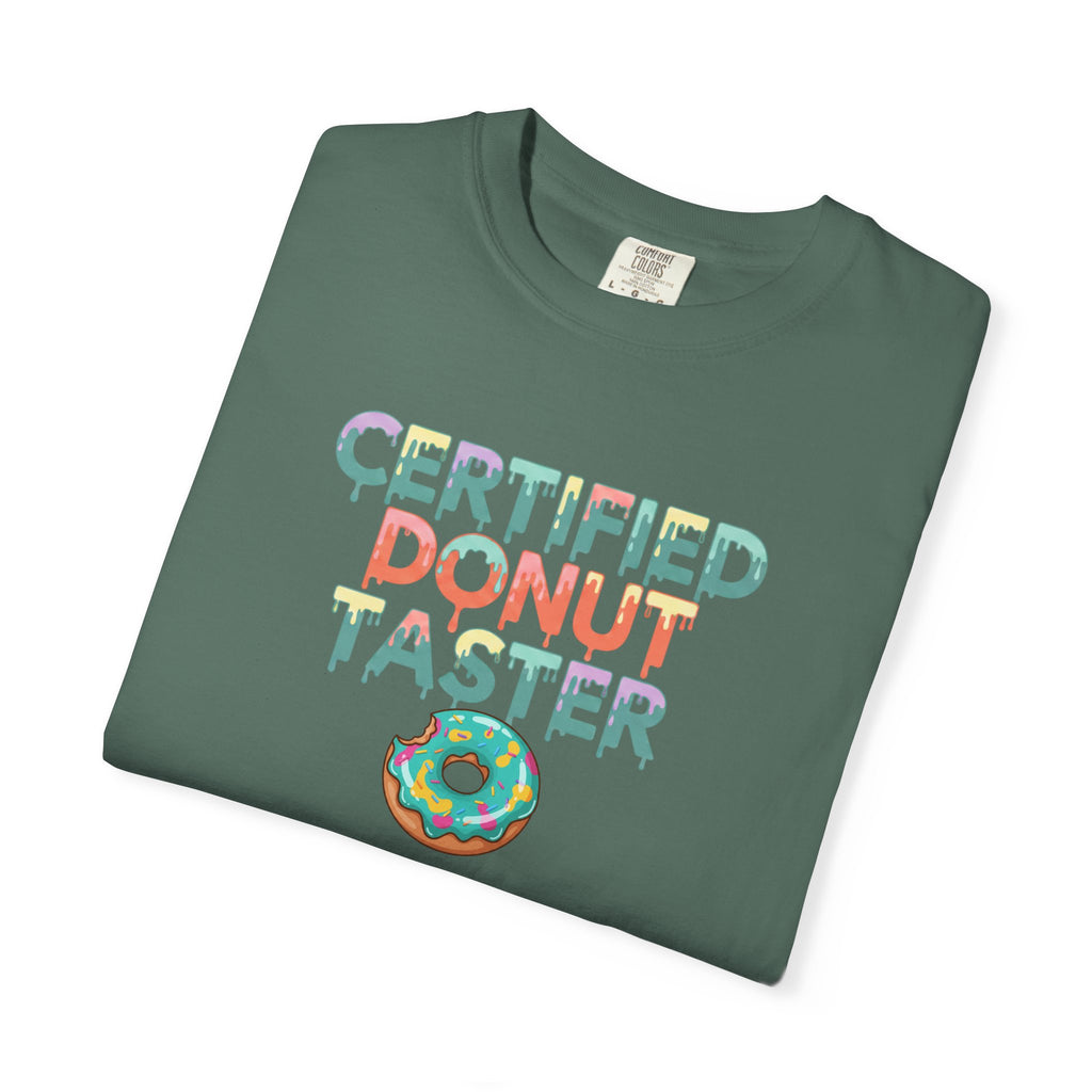 Certified Donut Taster T-Shirt | Funny Food Lover Tee | Cute Bakery Gift for Her