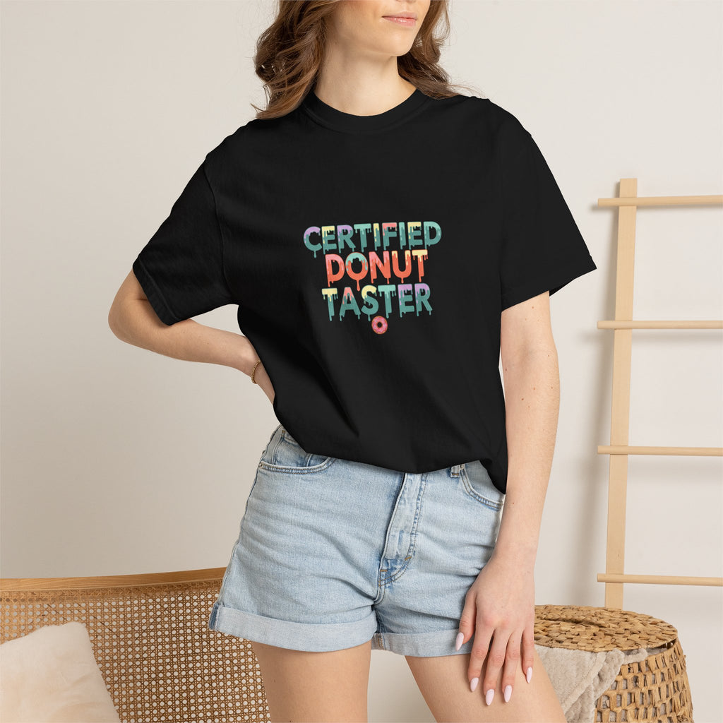Certified Donut Taster T-Shirt — Funny Food Lover Tee