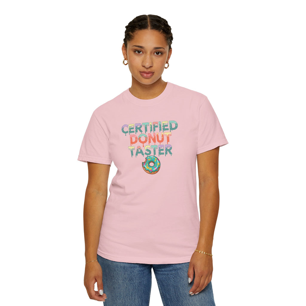Certified Donut Taster T-Shirt | Funny Food Lover Tee | Cute Bakery Gift for Her