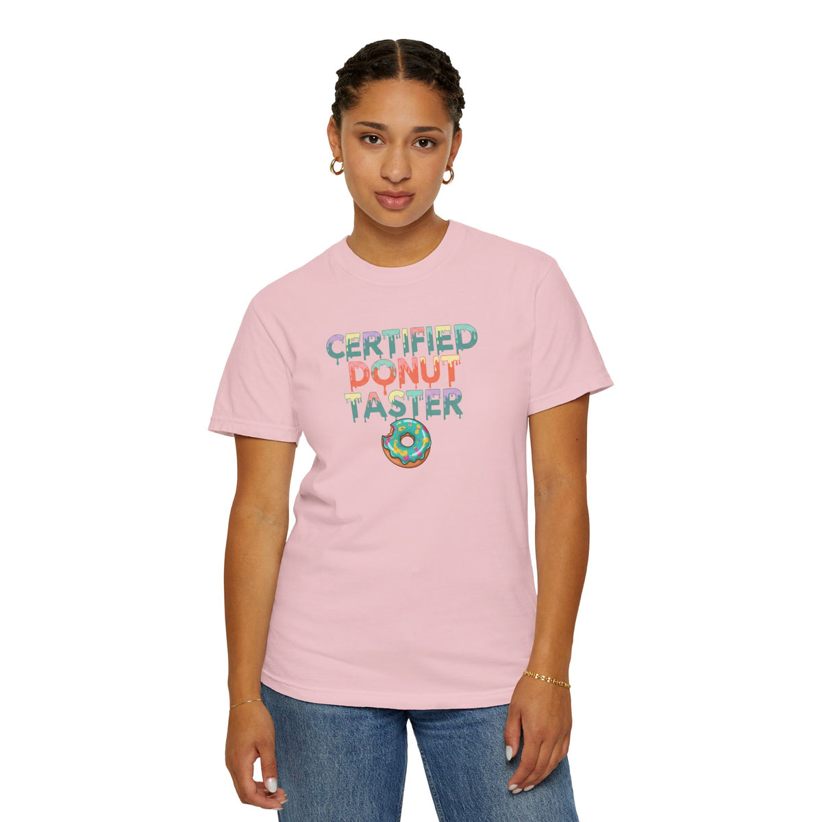 Certified Donut Taster T-Shirt | Funny Food Lover Tee | Cute Bakery Gift for Her