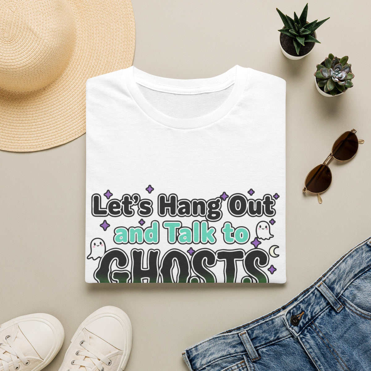 Let's Hang Out and Talk to Ghosts T-Shirt
