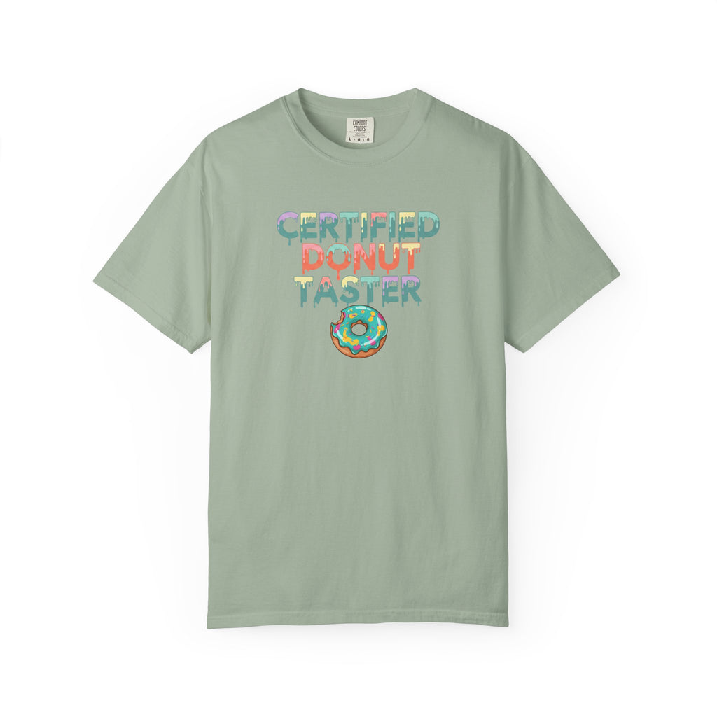 Certified Donut Taster T-Shirt | Funny Food Lover Tee | Cute Bakery Gift for Her