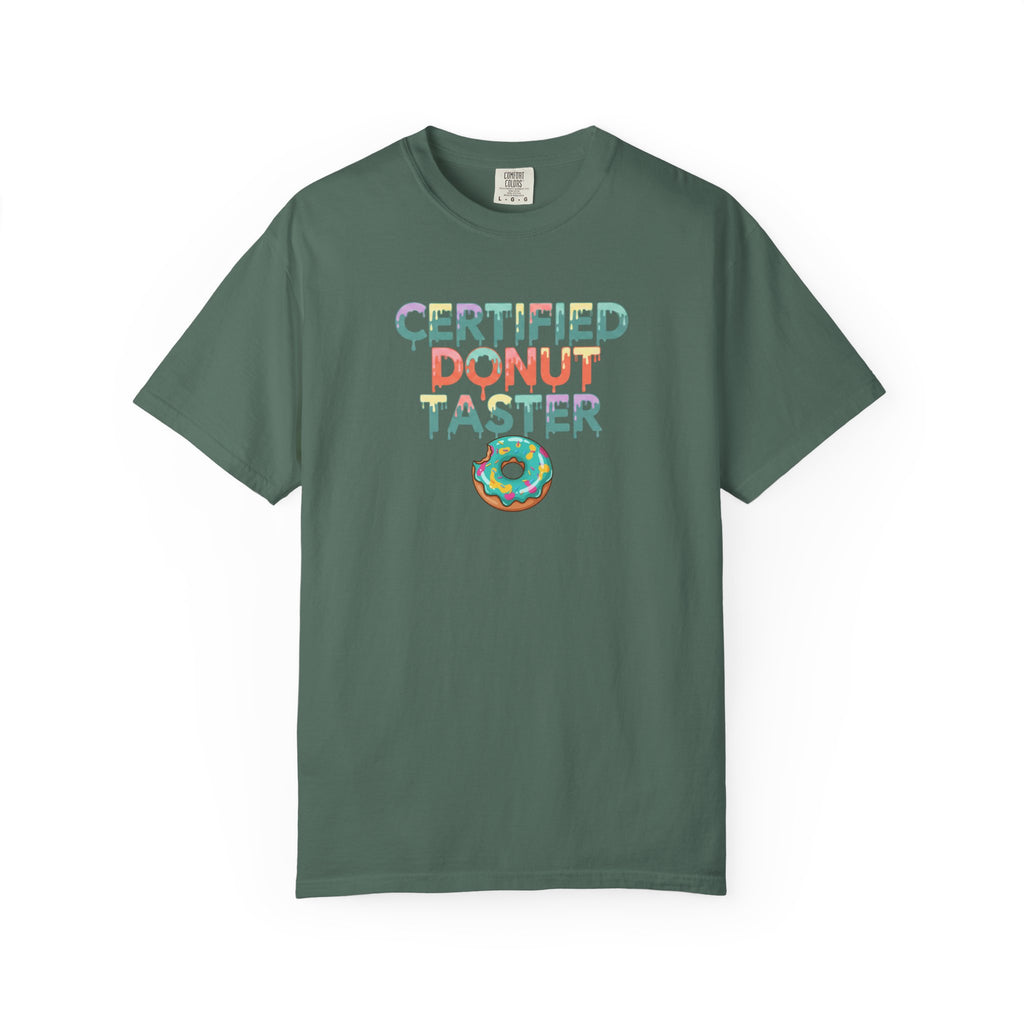 Certified Donut Taster T-Shirt | Funny Food Lover Tee | Cute Bakery Gift for Her