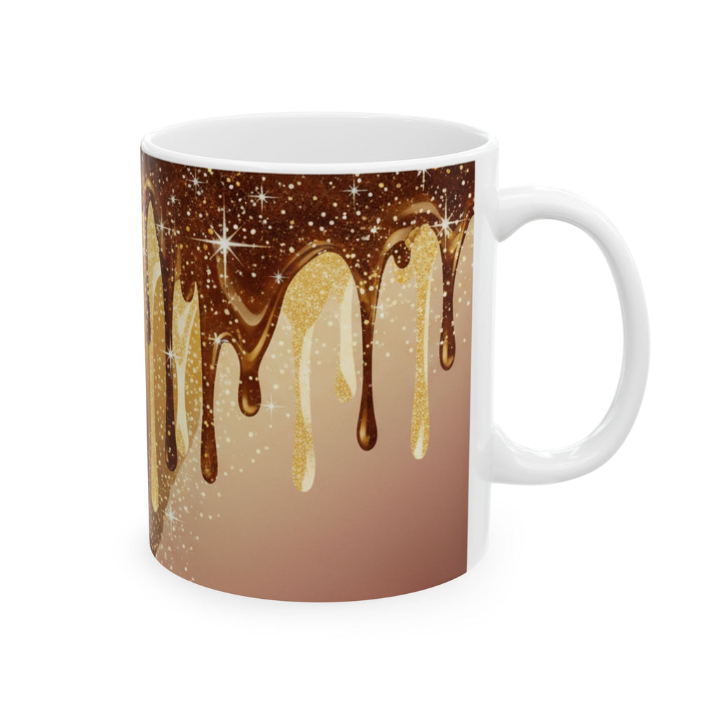Coffee, Sarcasm & Sparkle Ceramic Mug – Funny Drip Coffee Quote Mug (11oz/15oz)