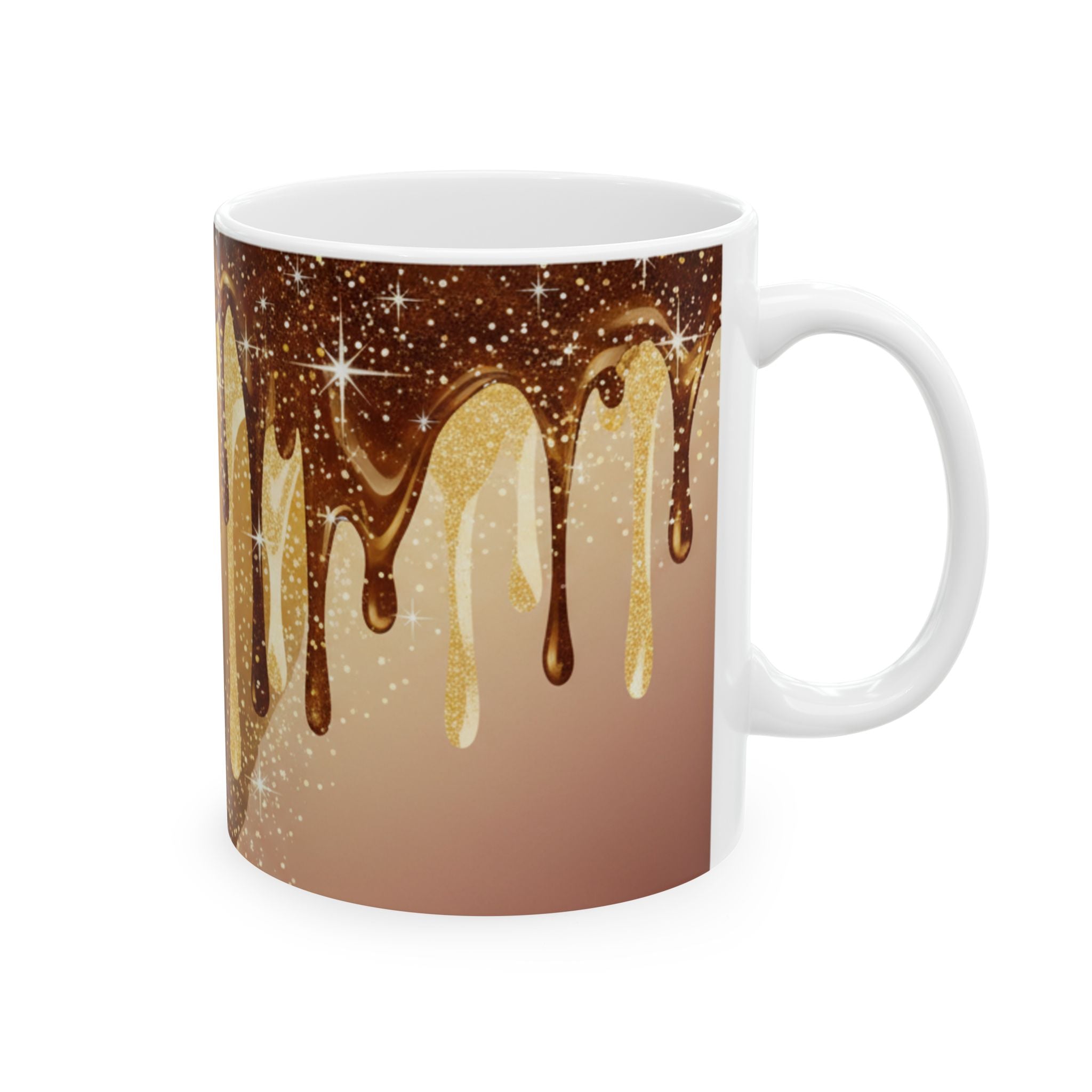 Coffee, Sarcasm & Sparkle Ceramic Mug – Funny Drip Coffee Quote Mug (11oz/15oz)