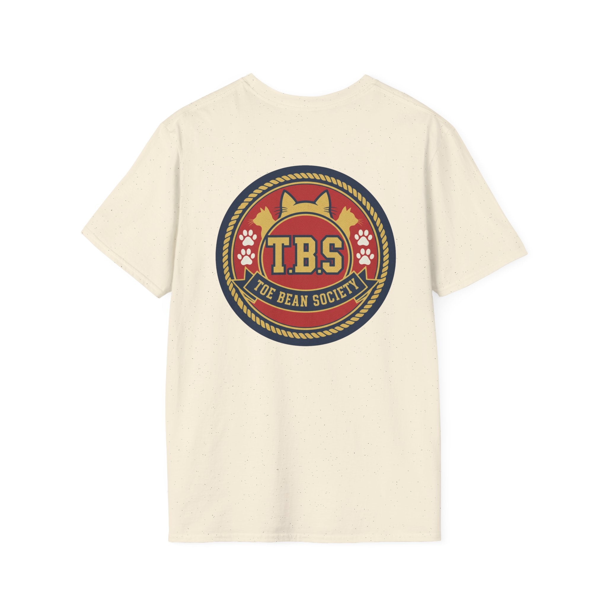 Cat Paw T-Shirt — Cute Multicolor Cat Paw Print Graphic Tee