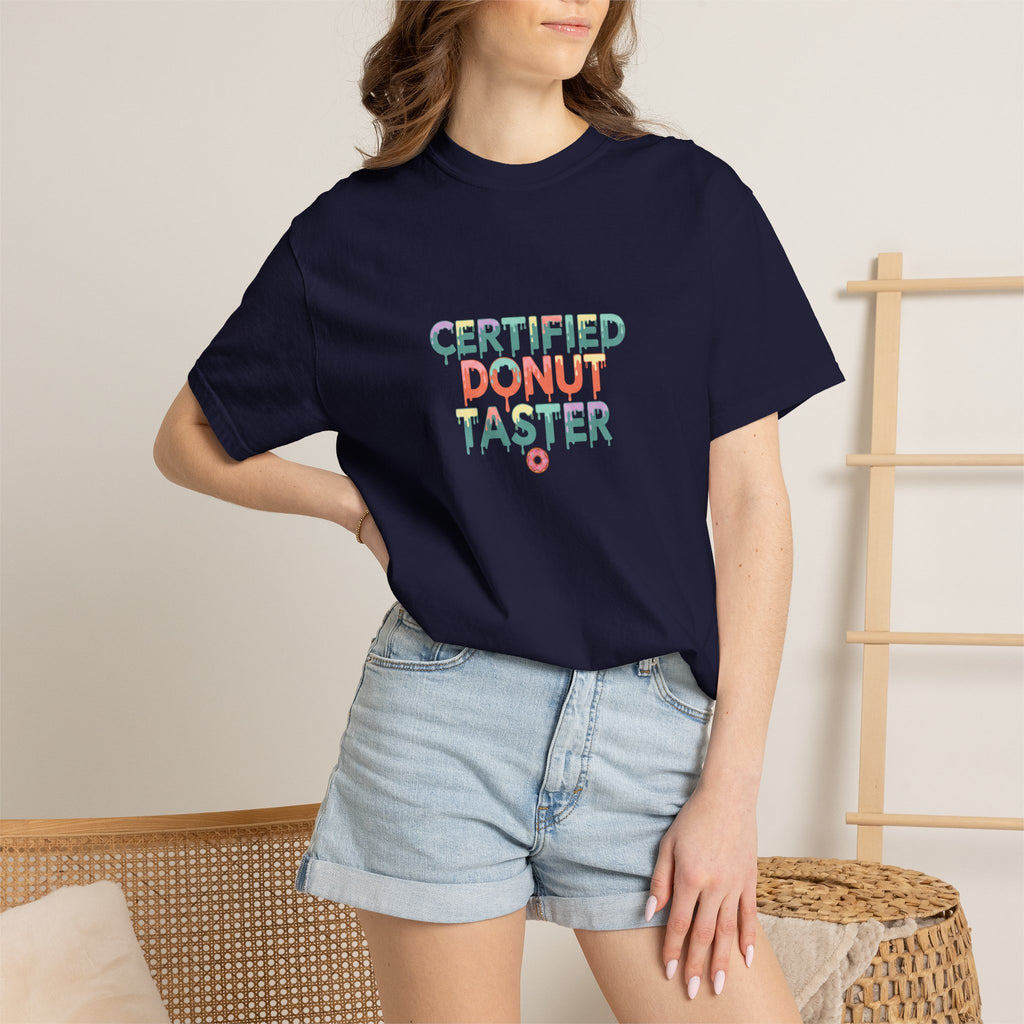 Certified Donut Taster T-Shirt — Funny Food Lover Tee