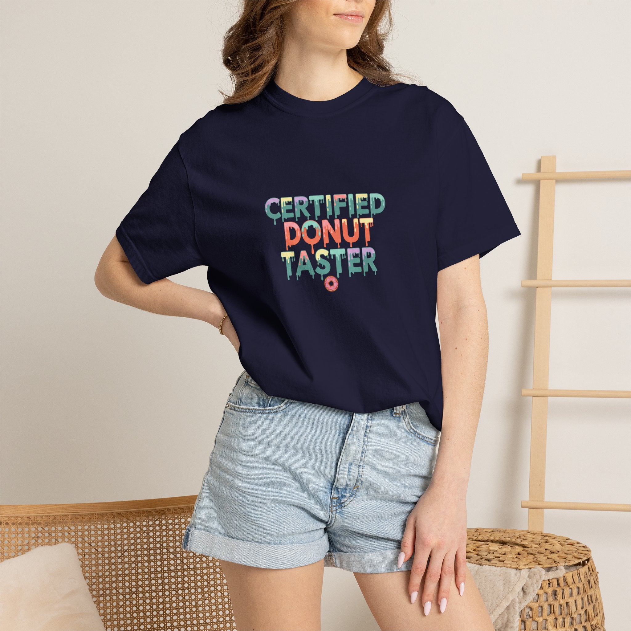 Certified Donut Taster T-Shirt — Funny Food Lover Tee