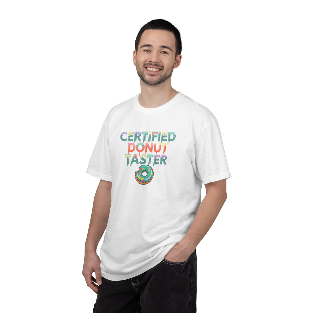 Certified Donut Taster T-Shirt | Funny Food Lover Tee | Cute Bakery Gift for Her
