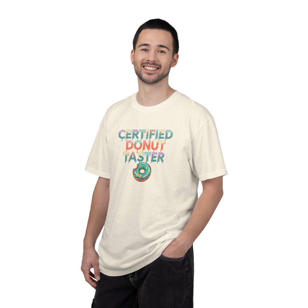 Certified Donut Taster T-Shirt | Funny Food Lover Tee | Cute Bakery Gift for Her