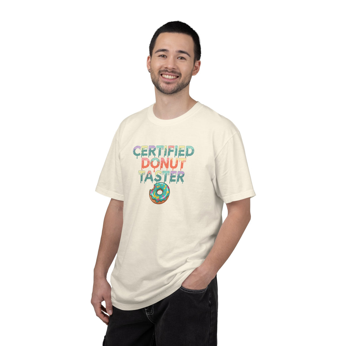 Certified Donut Taster T-Shirt | Funny Food Lover Tee | Cute Bakery Gift for Her