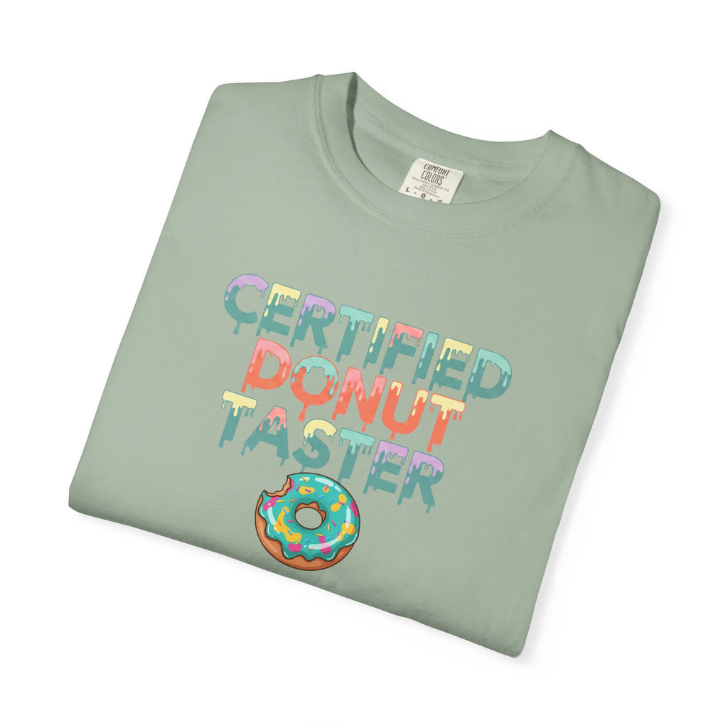 Certified Donut Taster T-Shirt | Funny Food Lover Tee | Cute Bakery Gift for Her