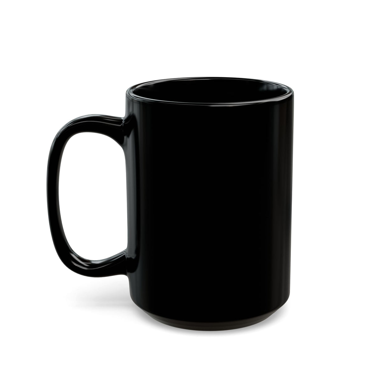 Crybaby Ghost Club "BooHoo!" Black Mug — Cute Spooky Coffee Cup