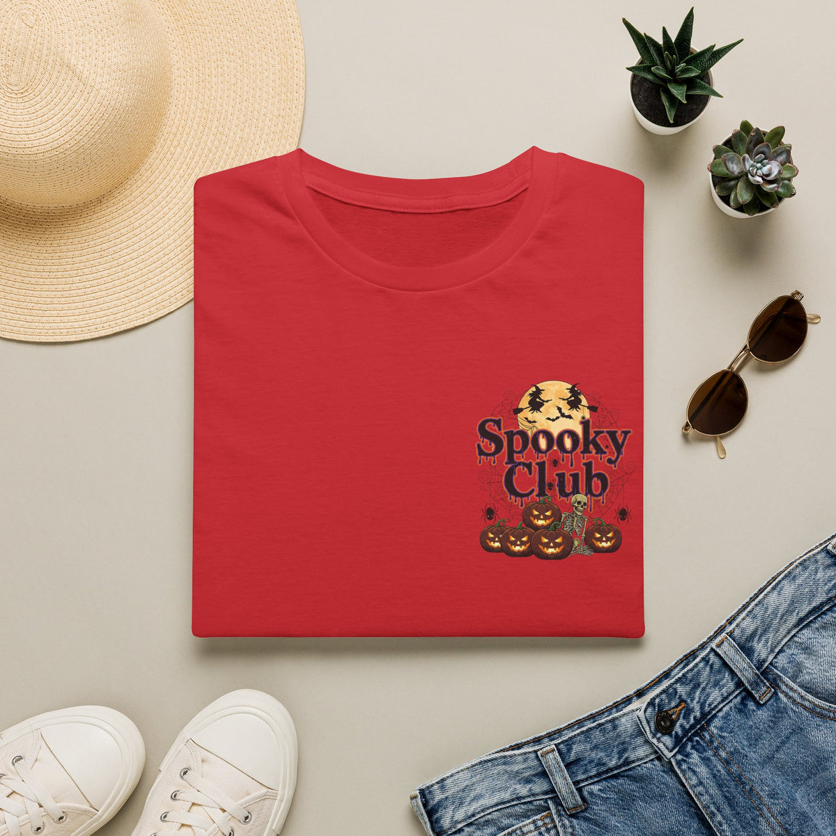 Spooky Club T-Shirt — Halloween Pumpkin Graphic Tee
