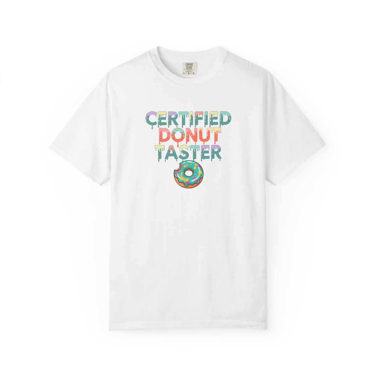 Certified Donut Taster T-Shirt | Funny Food Lover Tee | Cute Bakery Gift for Her