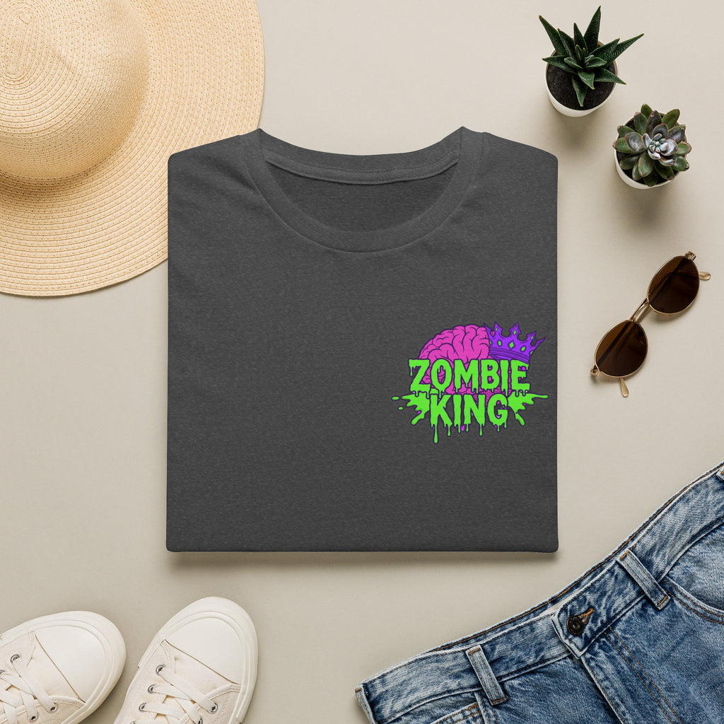 Zombie King T-Shirt — Retro Neon Graphic Tee