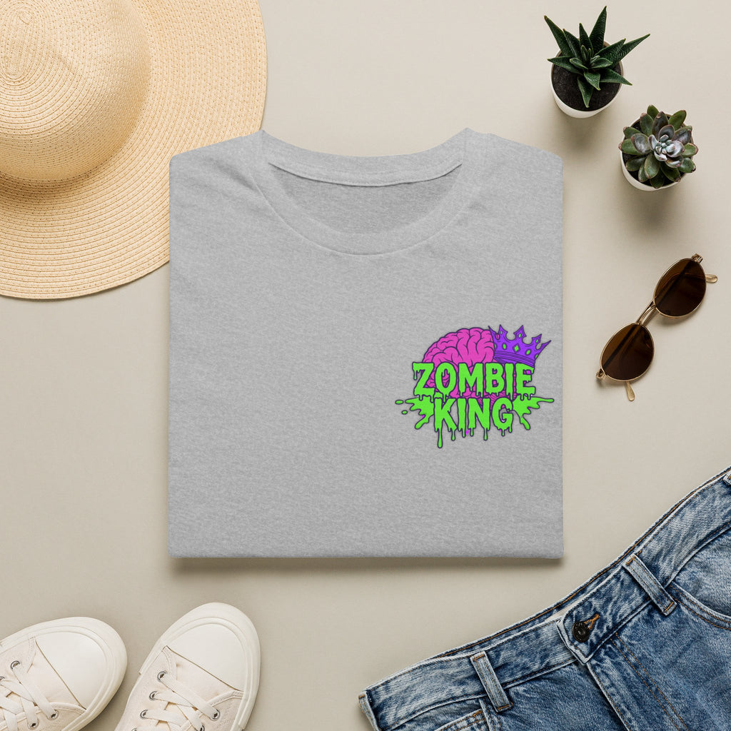 Zombie King T-Shirt — Retro Neon Graphic Tee