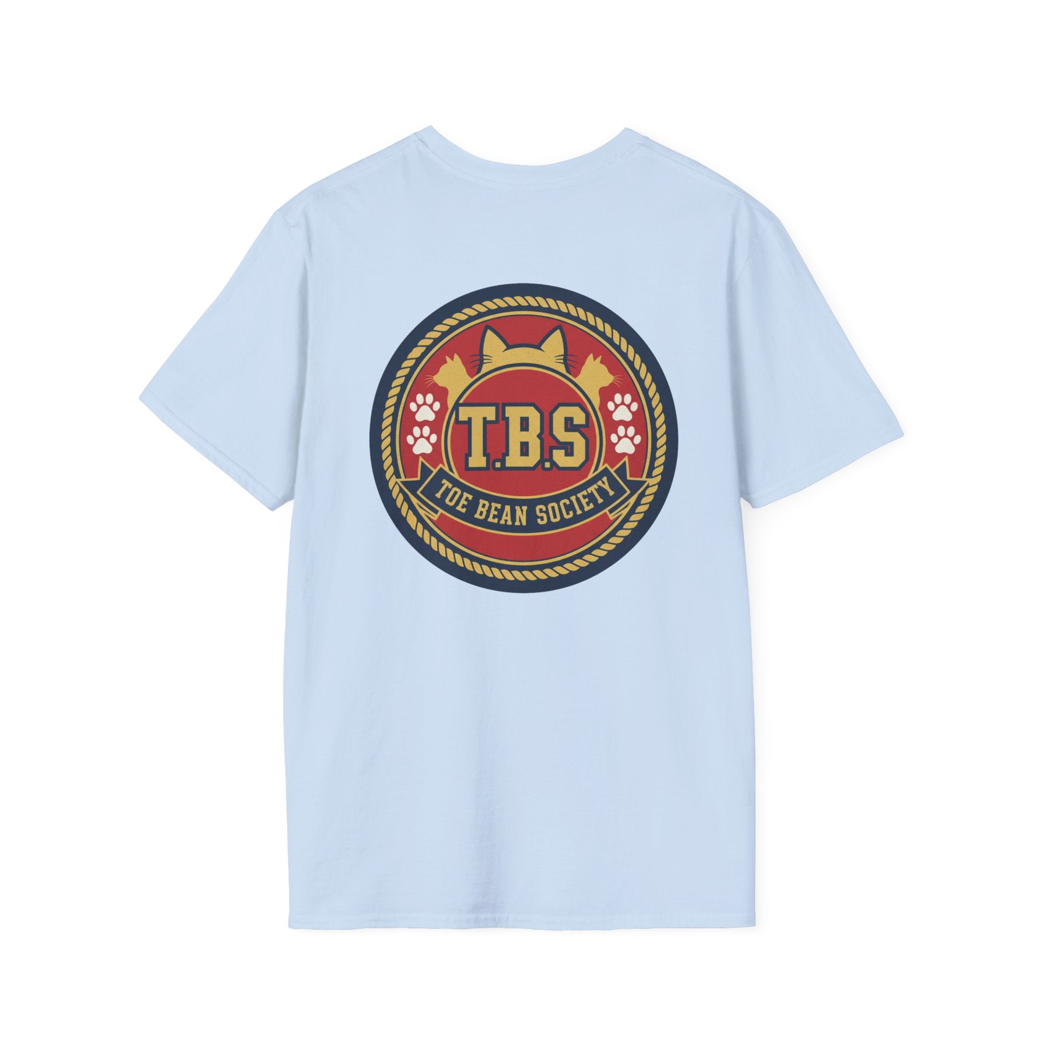 Cat Paw T-Shirt — Cute Multicolor Cat Paw Print Graphic Tee