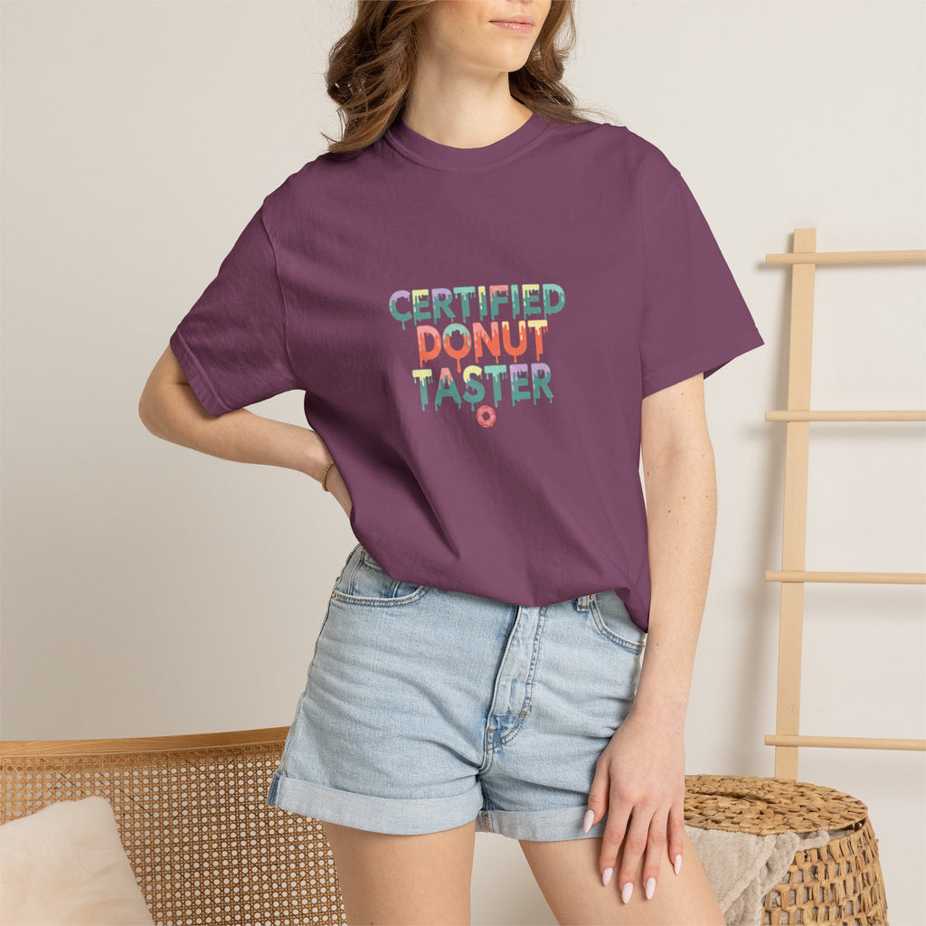 Certified Donut Taster T-Shirt — Funny Food Lover Tee