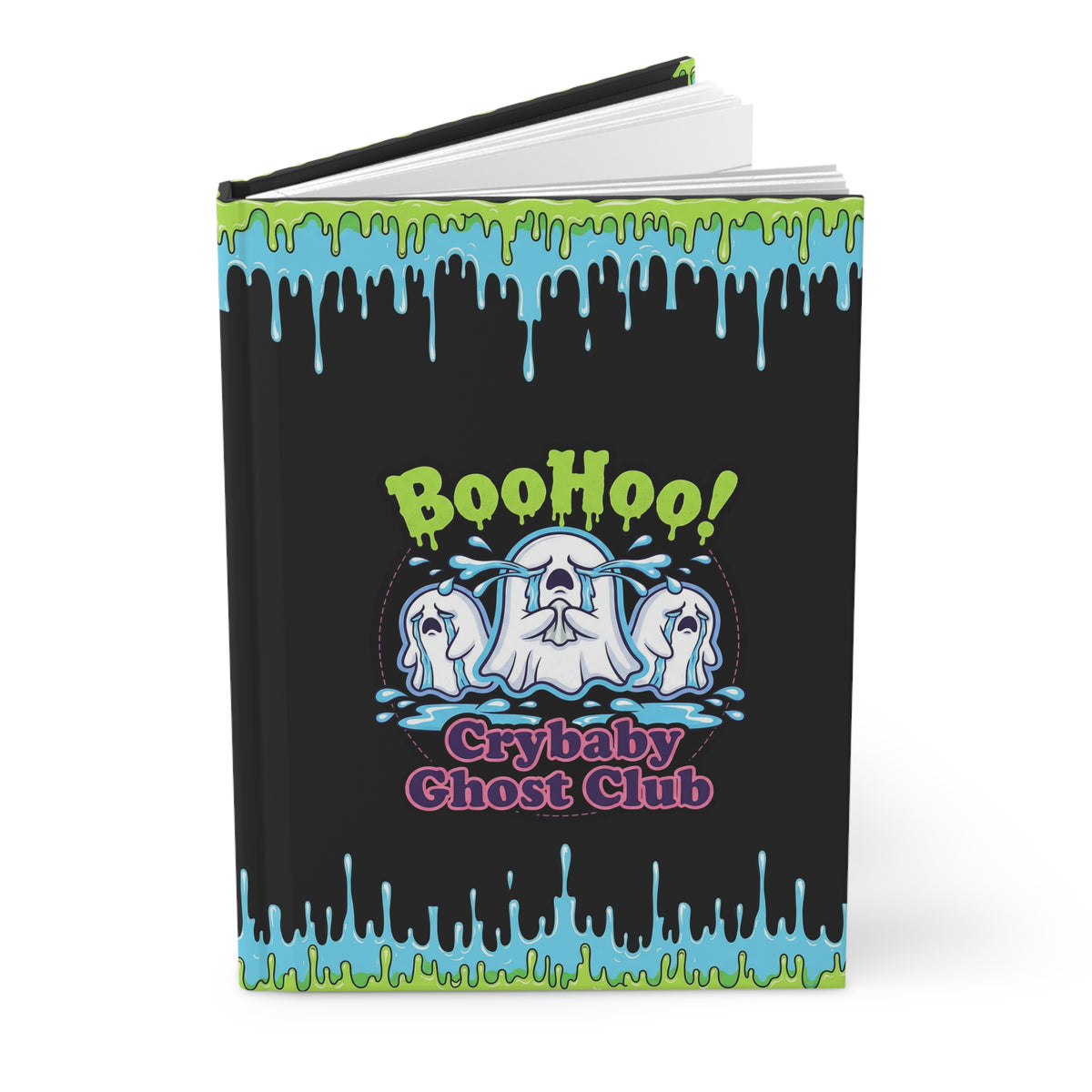 Ghost Club Hardcover Journal | Spooky Halloween Notebook | Cute Gift for Teens & Writers