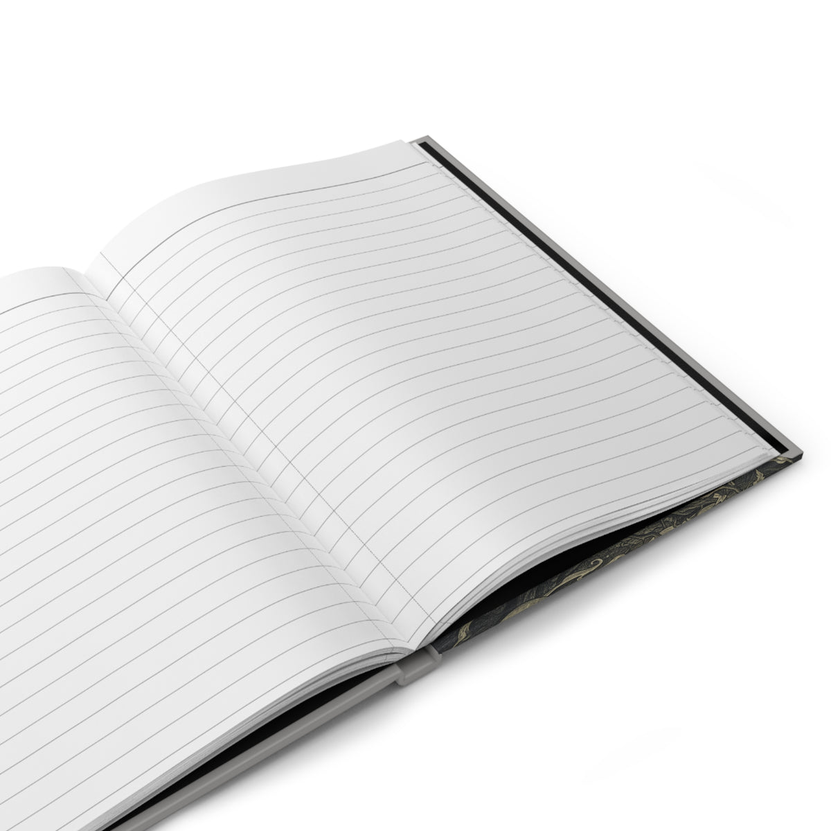 Ghostly Visions Hardcover Journal — Lined Spooky Moon & Ghosts Notebook for Halloween, Gothic Journaling, Paranormal Notes