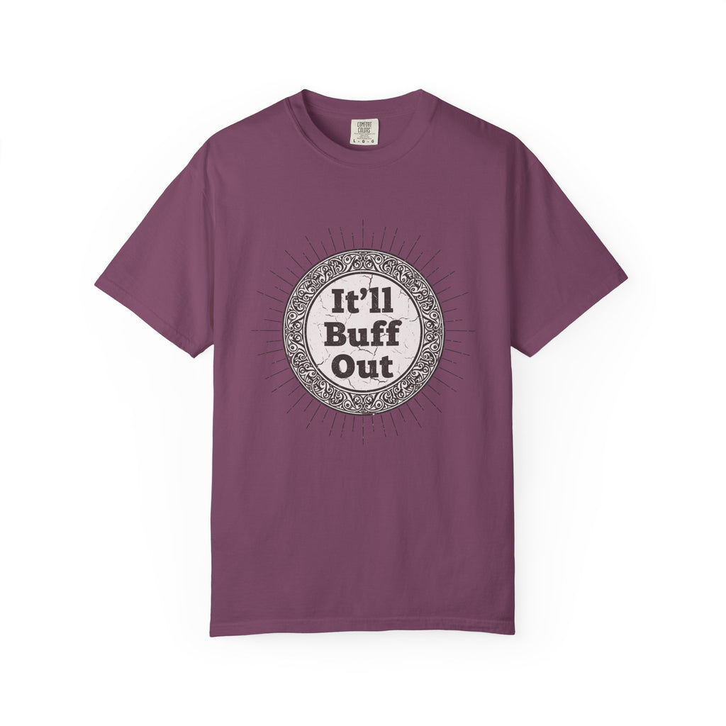 It'll Buff Out T-Shirt — Vintage Sunburst Graphic Tee