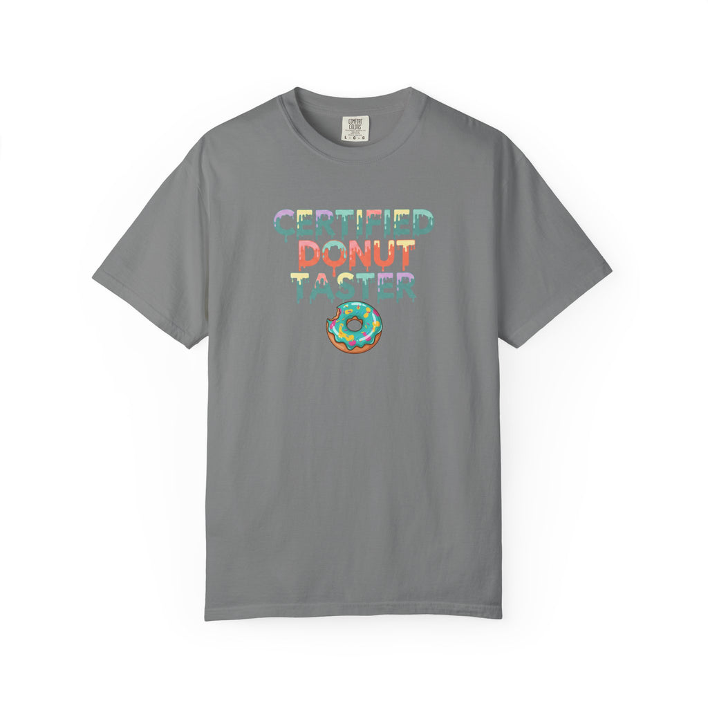 Certified Donut Taster T-Shirt | Funny Food Lover Tee | Cute Bakery Gift for Her